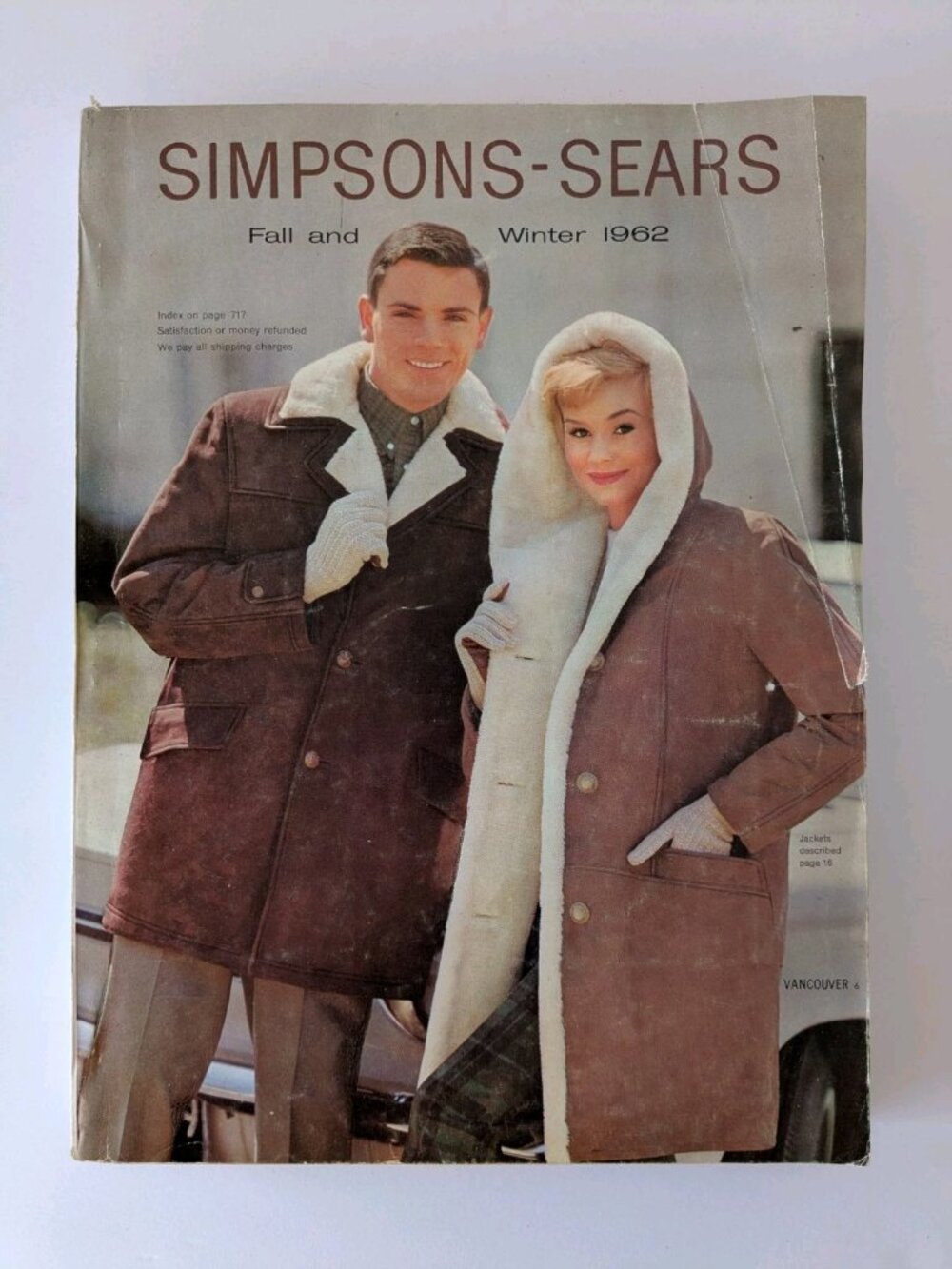 1962 Simpsons‑Sears Fall & Winter Catalog Vancouver 6 Canadian Edition Vintage